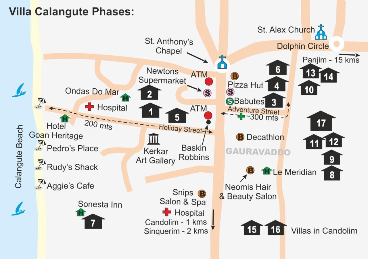 Villa Calangute Phase 4 Luaran gambar